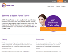 Tablet Screenshot of pipforex.myprivatetrade.com