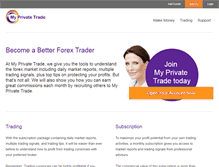 Tablet Screenshot of forexhunter.myprivatetrade.com