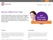 Tablet Screenshot of forexplane.myprivatetrade.com